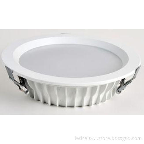 Warm White LED Cob Downlights 1500Lm , Hotel High Power LED